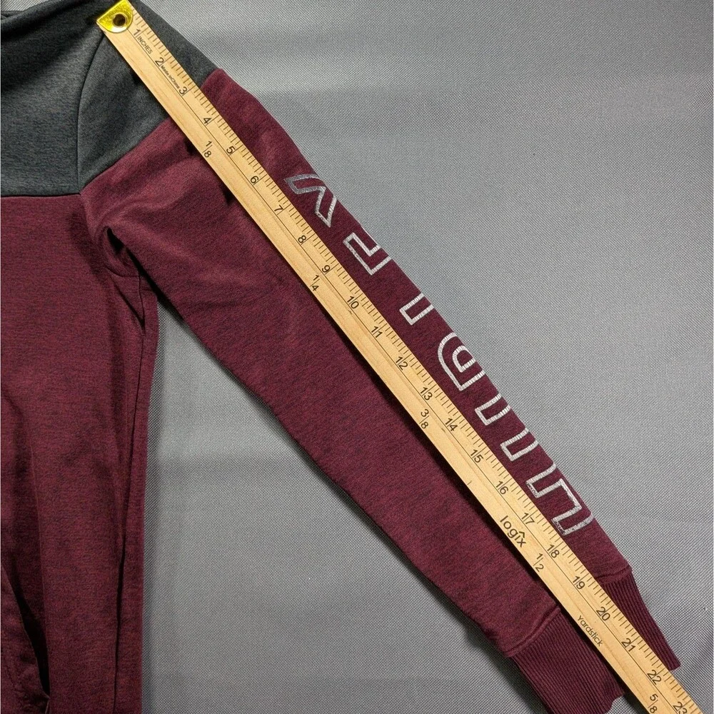 Hurley Maroon Boys Zip Up Jacket Size Large